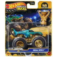 Hot Wheels Monster Trucks: Mega-Wrex šampión autíčko s trofejou 1/64 - Mattel
