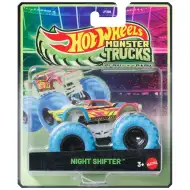 Hot Wheels Monster Trucks: Night Shifter autíčko svietiace v tme 1/64 – Mattel