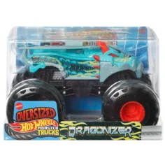 Hot Wheels Monster Trucks Oversized: Dragonizer — model auta v mierke 1:24 – Mattel