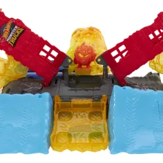 Hot Wheels: Monster Trucks Power Smashers ohnivý príšer dráhový set - Mattel obrázok 2