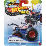 Hot Wheels Monster Trucks: Ramblin Wrecker meniace farbu autíčko 1/64 - Mattel