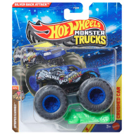 Hot Wheels Monster Trucks: Silver Back Attack monster autíčko 1/64 - Mattel