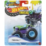 Hot Wheels Monster Trucks: Twin Mill meniaca farbu auto 1/64 - Mattel