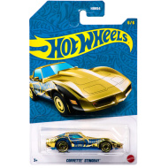 Hot Wheels Pearl &amp; Chrome: Corvette Stingray autíčko 1/64 - Mattel