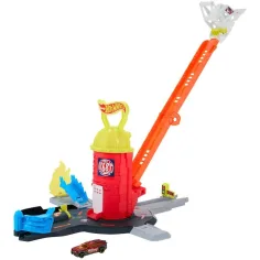 Hot Wheels: Požiarnická veža dráhová súprava - Mattel obrázok 2