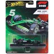 Hot Wheels Premium: KICK Sauber F1 Team #5 Formula 1 autíčko 1/64 - Mattel