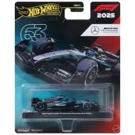 Hot Wheels Premium: Mercedes-AMG Petronas Formula 1 tím č. 63 autíčko 1:64 - Mattel