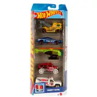 Hot Wheels: Priority Patrol vozidlá 5-dielna sada - Mattel