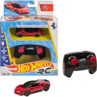 Hot Wheels: RC Ferrari diaľkovo ovládané autíčko 1/64 - Mattel