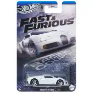 Hot Wheels: Rýchlo a zbesilo Bugatti Veyron biele autíčko 1/64 - Mattel