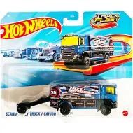 Hot Wheels: Scania Rally Truck prepravné auto v mierke 1:64 - Mattel