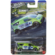Hot Wheels Strieborná séria: Ford Performance Supervan 4 zelené autíčko 1/64 - Mattel