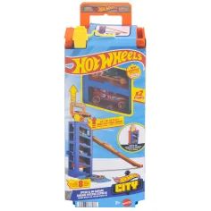 Hot Wheels: Turboštartová garáž s 2 autíčkami - Mattel