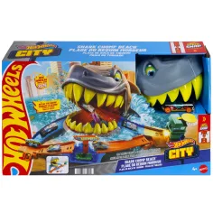 Hot Wheels: Žraločí útok — súprava dráhy s autíčkom - Mattel