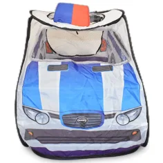 Hrací stan pre policajné auto s sieťovanými oknami 99x50x50cm obrázok 5