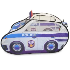 Hrací stan pre policajné auto s sieťovanými oknami 99x50x50cm obrázok 6