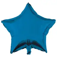 Hviezdicový fóliový balón – modrý 46 cm