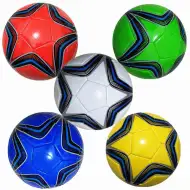 Hviezdny vzor futbalovej lopty z umelej kože, veľkosť 23 cm, viacero variantov, 1 ks