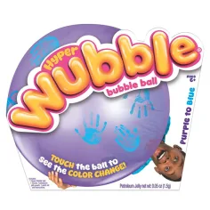 Hyper Wubble farebne sa meniaca bublinková lopta - fialovo-modrá