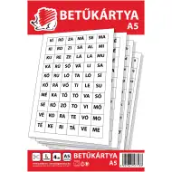 ICO: Ježko písmenkové kartičky A5, 4 listy