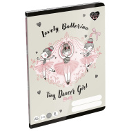 ICO: LizzySuli Lovely Ballerina Tiny Dancer linkovaný zošit pre 3. ročník A5 12-32