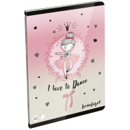 ICO: LizzySuli Lovely Ballerina Tiny Dancer zošit A5, 40 listov