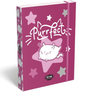 ICO: Lizzysuli Kittok stars box na zošity A/5 so gumičkou a s motívom mačiek