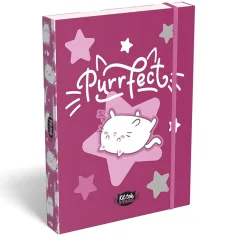 ICO: Lizzysuli Kittok stars box na zošity A/5 so gumičkou a s motívom mačiek