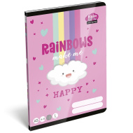 ICO: Lizzysuli Lollipop Rainbow linkovaný zošit s motívom dúhy A5 14-32