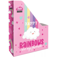 ICO: Lizzysuli Lollipop Rainbow obal na dokumenty s dúhovým vzorom, formátu A4