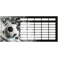 ICO: Lizzysuli Top League FTW jednostránkový, obojstranný rozvrh hodín