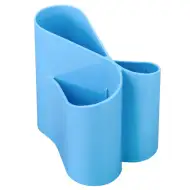 ICO: Stojan Lux na písacie potreby bledomodrej farby