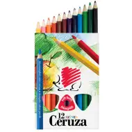 ICO: Farebné ceruzky Jumbo Ježko trojhranné 12ks