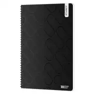 ICO: Študentský Prémium Black Čiarkovaný zošit A/4 čistý 100 listov