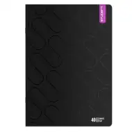 ICO: Študentský Prémium Black zošit A/4 linajkový 40 listov
