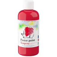 ICO: Temperová farba ježko, červená, 500 ml