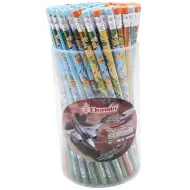 Ico: Grafitová ceruzka Bensia s motívom lietadla, s gumou, rôzne varianty, 1 ks