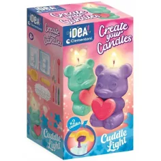 Idea! Kreatívna sada na výrobu sviečok - Macko - Clementoni