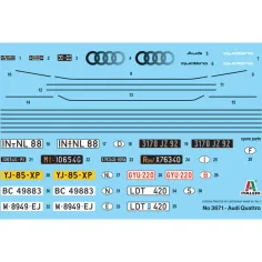Italeri 1/24 Audi Quattro model auta obrázok 3