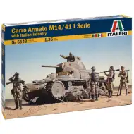 Italeri 1/35 Carro Armato M14/41 I Serie tankový model