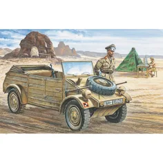 Italeri 1/35 VW Typ 82 Kübelwagen vojenský model vozidla obrázok 2