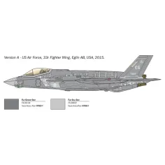 Italeri 1/72 F-35A Lightning II stíhačka model obrázok 3