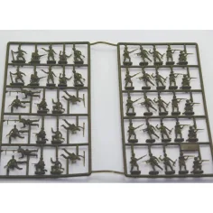 Italeri 1/72 Nemecký Afrikakorps Nemecké vojenské figúrky model obrázok 2