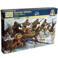 Italeri 1/72 Ruská pechota zimná uniforma Ruské vojenské figúrky v zimnej uniforme model