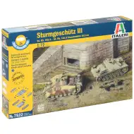 Italeri 1/72 Sturmgeschütz III útočná zbraň 2-dielna modelová súprava