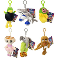 Italian Brainrot 10 cm plyšová figúrka kľúčenka v rôznych prevedeniach, 1 ks