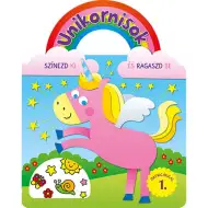 Jednorožce - Vyfarbi a nalep nálepkami 1. pracovný zošit