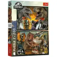 Jurassic World 2x200 ks puzzle - Trefl