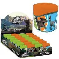 Jurassic World: Dvojdierkové strúhadlo s nádržkou Velociraptor 1ks
