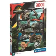 Jurassic World Znovuzrodenie útok pravekých tvorov 300-dielne puzzle - Clementoni